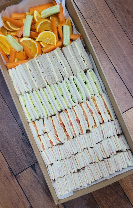 Kids' Finger Sandwiches & Fruit Box
