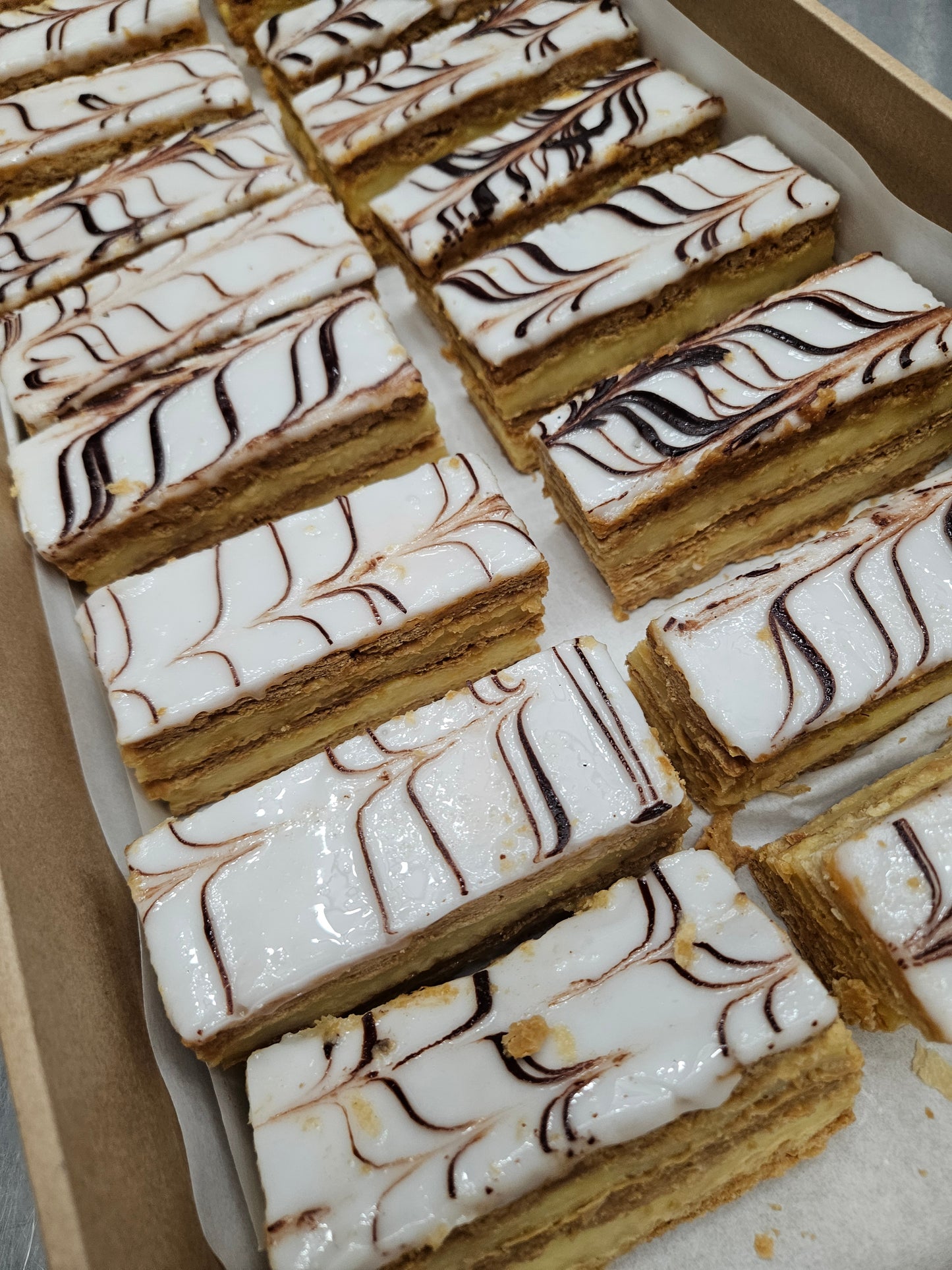 Vanilla "Match Box" Slice