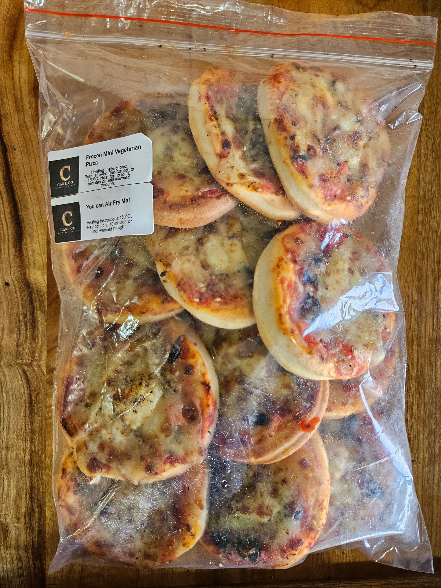 Frozen Mini Vegetarian Pizzas