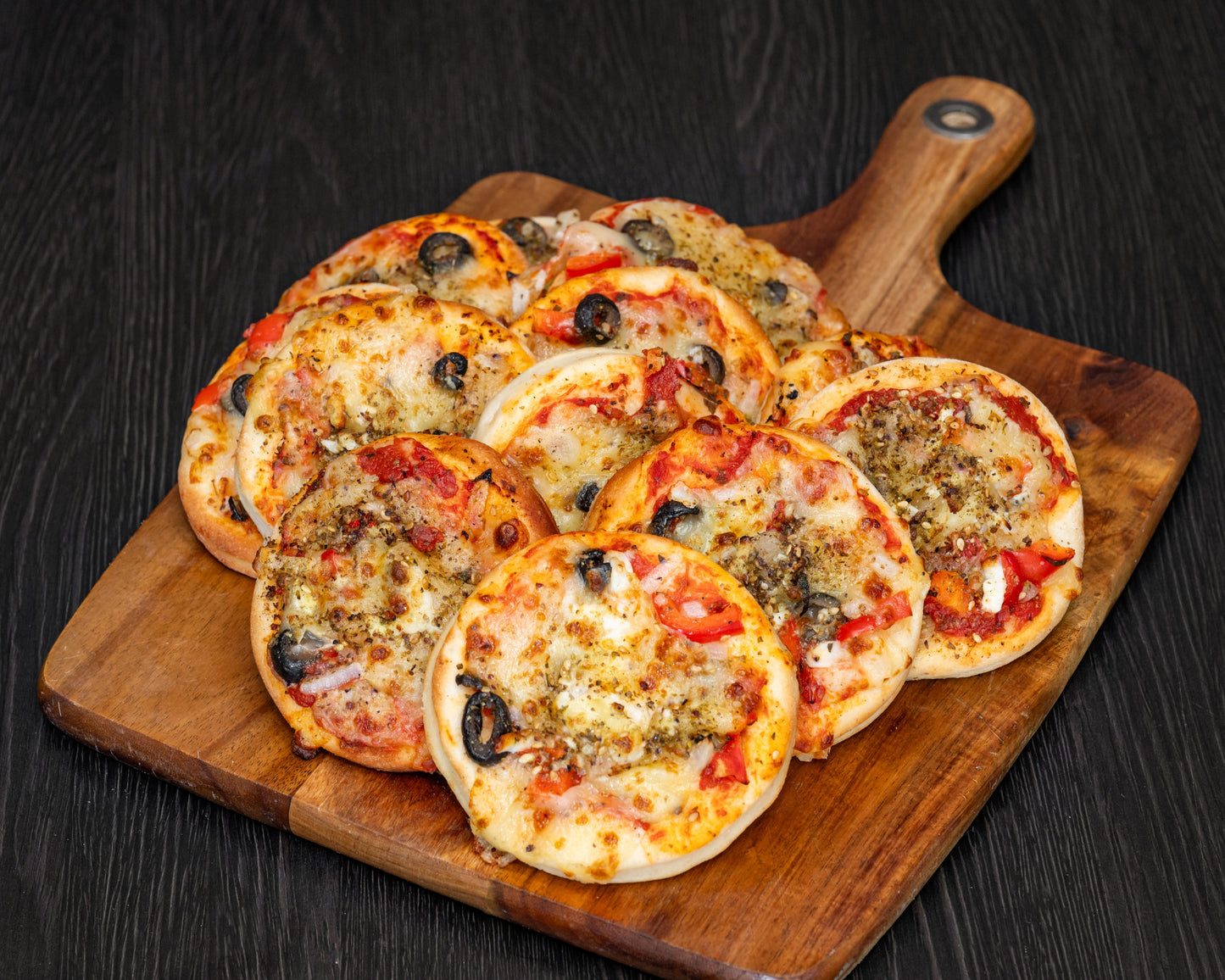 Mini Vegetarian Pizzas
