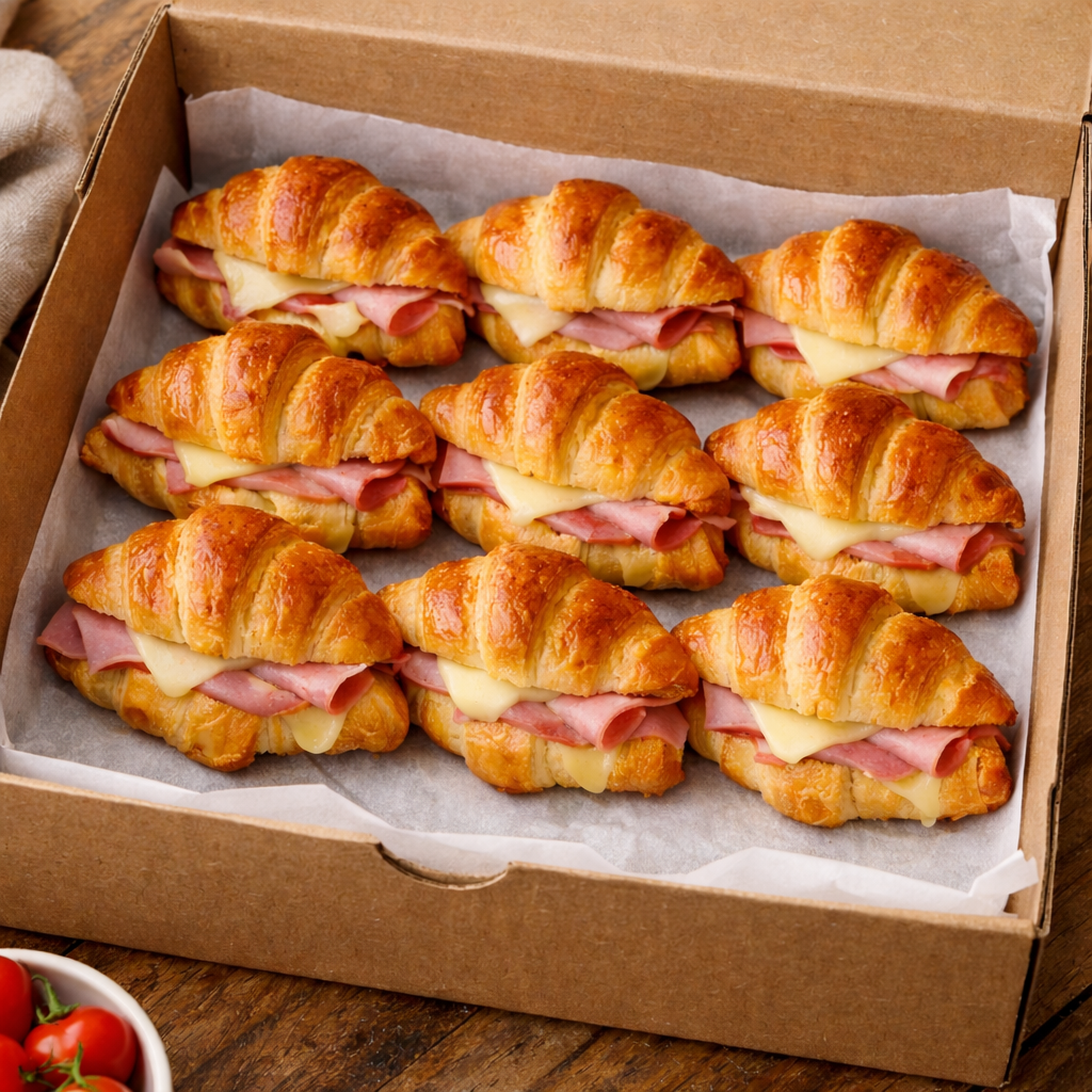 Mini Ham & Cheese Croissants