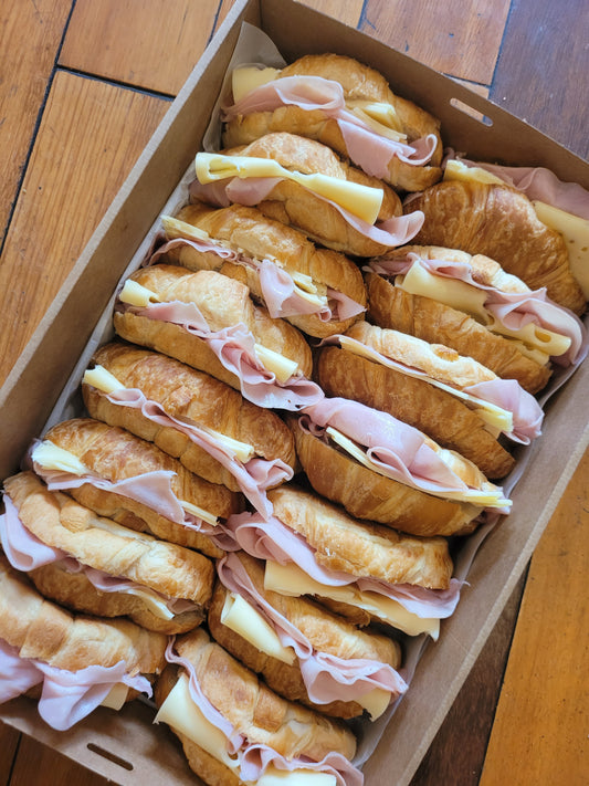 Ham, Cheese & Tomato Croissants