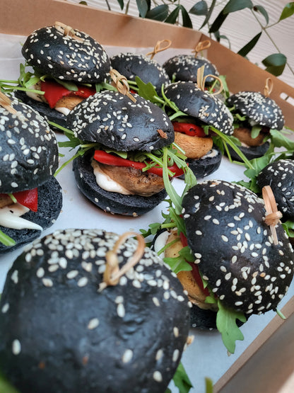 Mushroom Capsicum Sliders