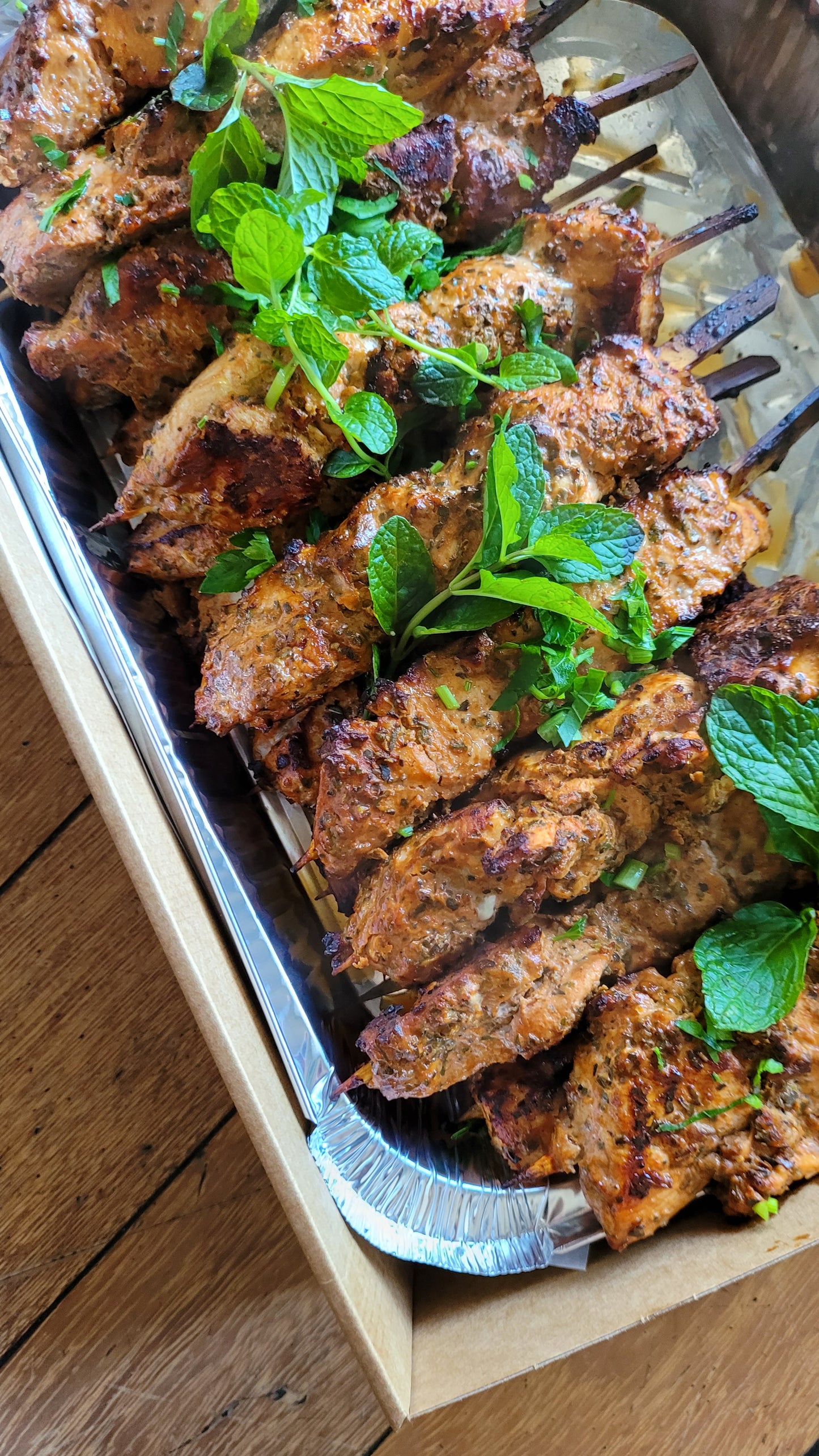 Cocktail Chicken Skewers