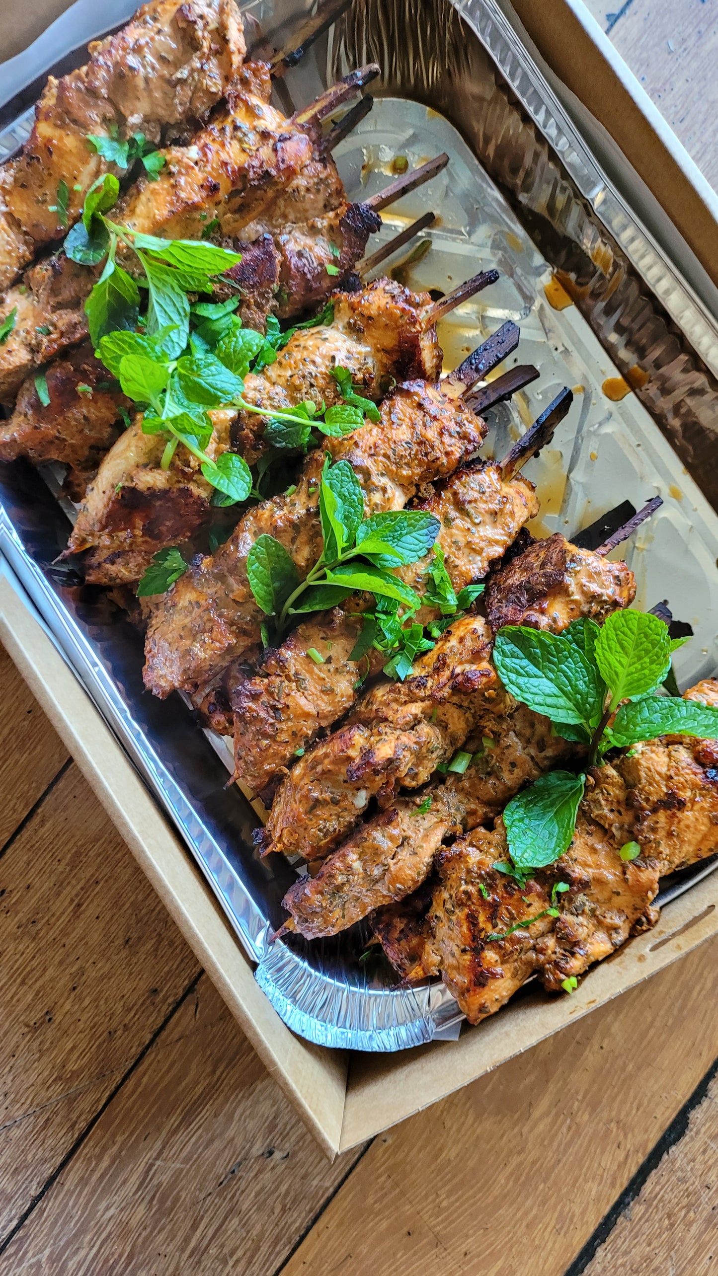 Cocktail Chicken Skewers