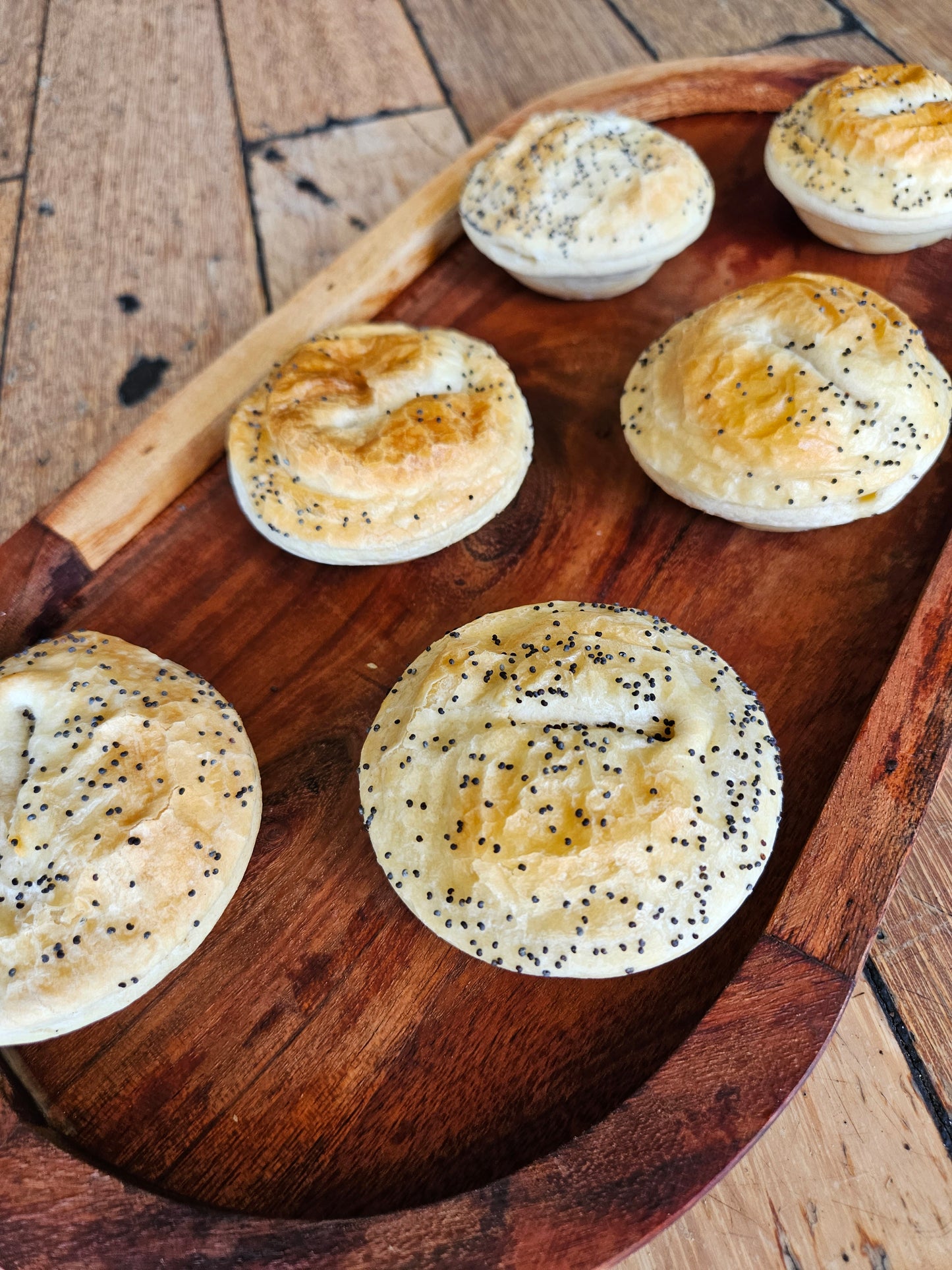 Mini Chicken Camembert pies