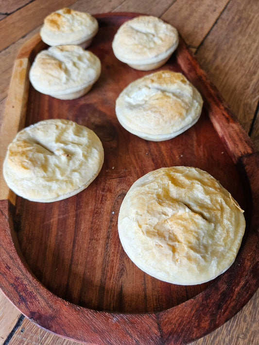 Hand made classic meat pie