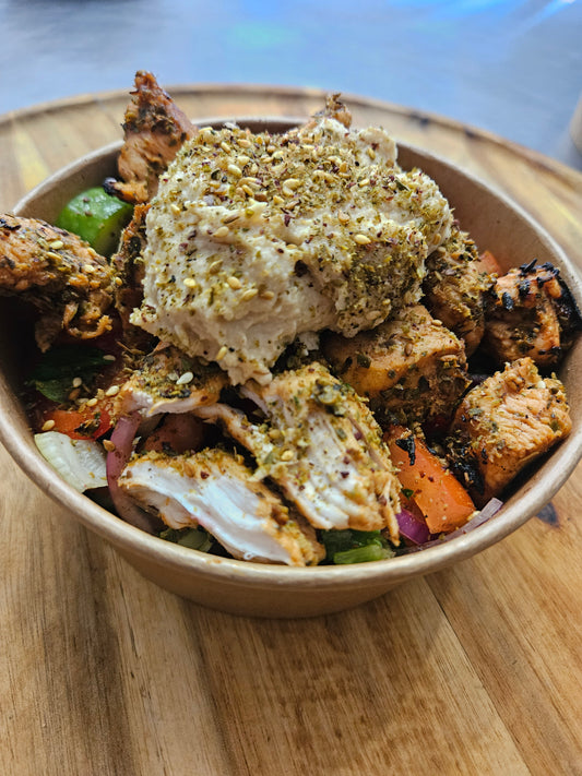 Chicken Shawarma Fattoush Bowl
