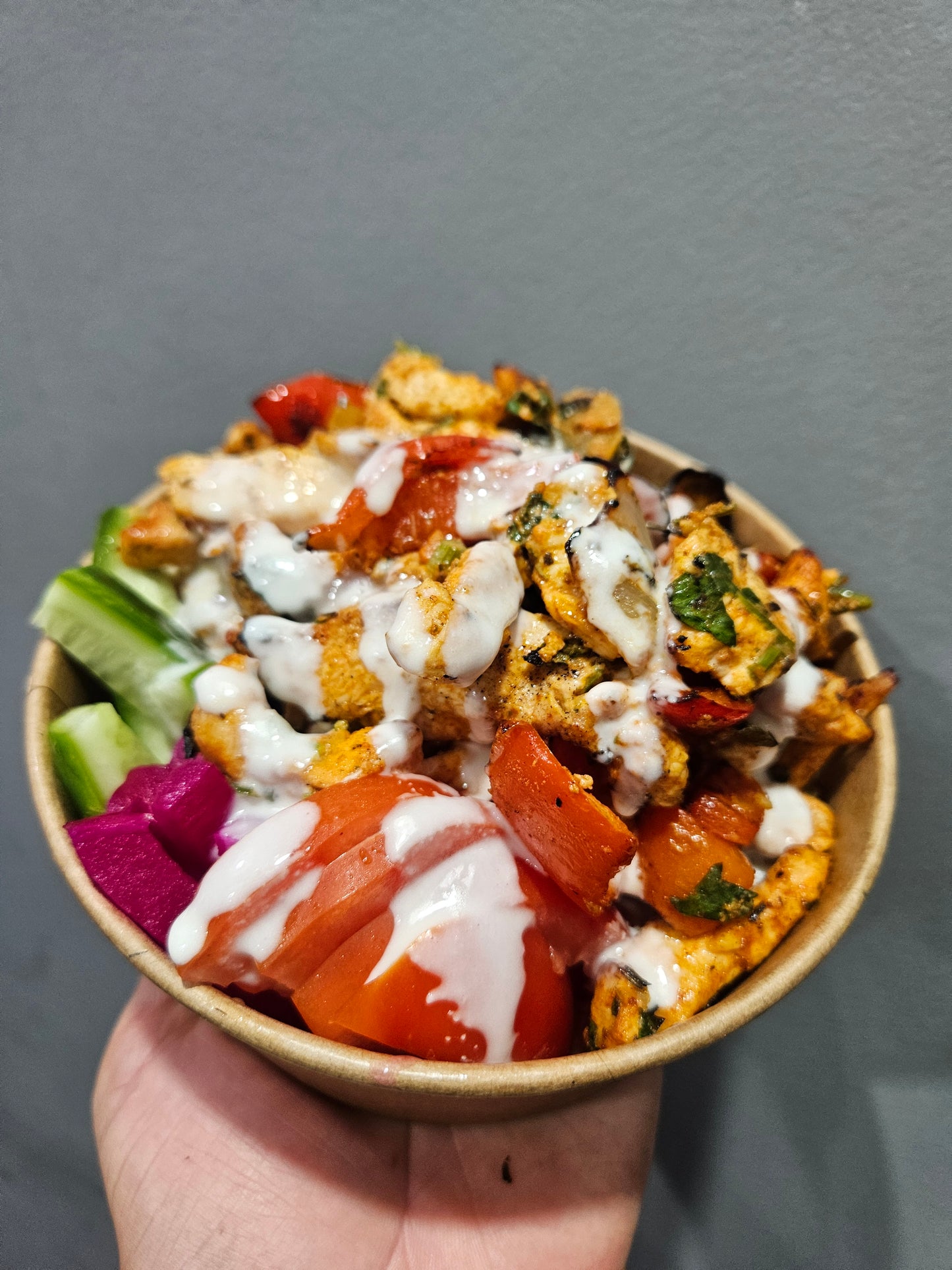 Chicken Shawarma, Rice & Veggies